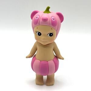 Authentic Sonny Angel Pumpkin Panda Mini Figure, Pumpkin Patch Series